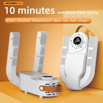 Smart Electric Shoe Dryer & Deodorizer with Adjustable Timer – Fast Drying & Odor Removal