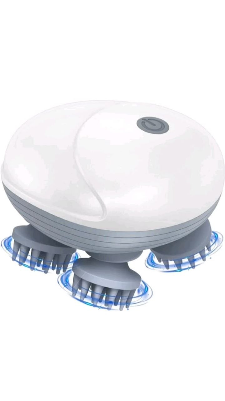 COMFIER Electric Scalp Massager – Cordless Head Massager with 84 Kneading Nodes, IPX7 Waterproof, 4 Massage Modes for Hair Growth, Deep Clean & Stress Relief